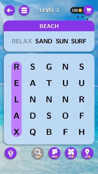 Скачать World of Word Search [MOD: безлимитные подсказки и монеты] на телефон — скриншот 1