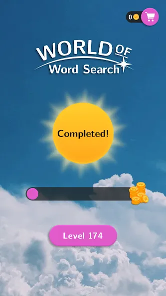 Скачать World of Word Search [MOD: безлимитные подсказки и монеты] на телефон — скриншот 4