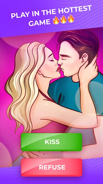 Kiss Me: Kissing Games 18+ [MOD: открыты все уровни и сцены] на Андроид — скриншот 1