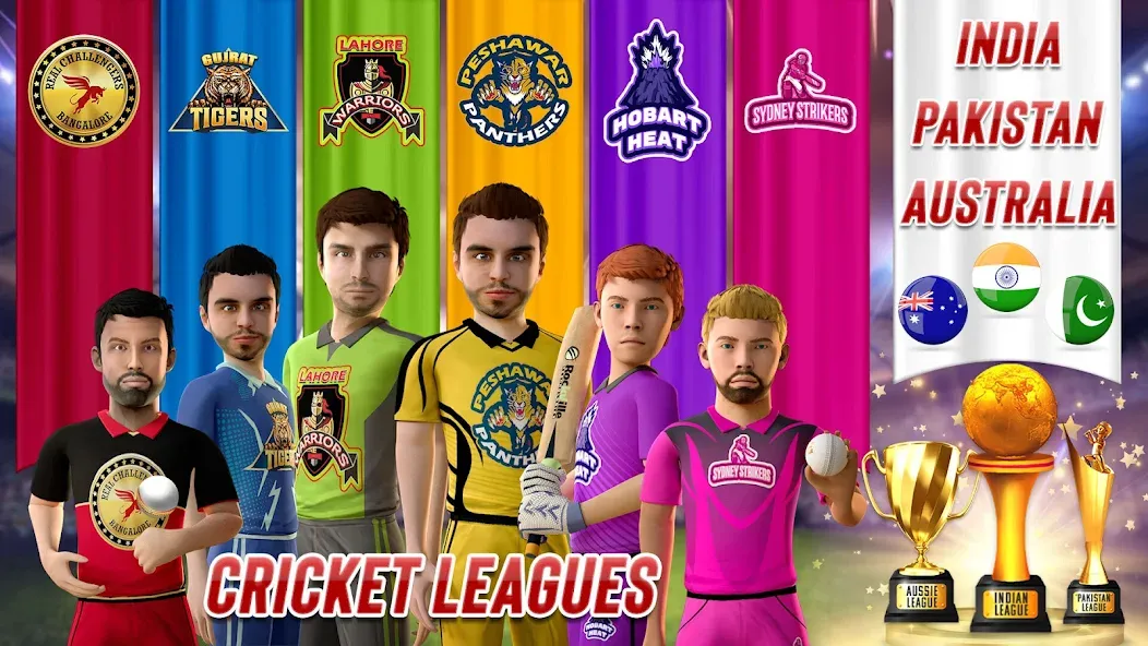 RVG Real World Cricket Game 3D [MOD: безлимитные деньги и всё открыто] (Бесплатно / APK) — скриншот 5