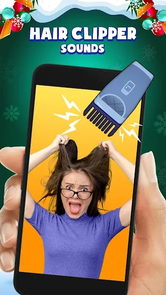 Prank sounds: haircut & fart [MOD: безлимитные смешные звуки и эффекты] на Андроид — скриншот 4