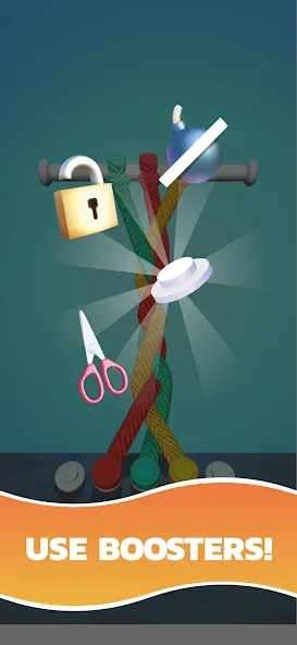 Скачать Tangle Master 3D [MOD: разблокированы все уровни и подсказки] — скриншот 4