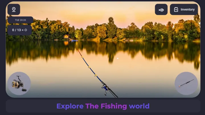 Скачать Fishing: The Game, Simulator [MOD: безлимитные деньги и снасти] на телефон — скриншот 1