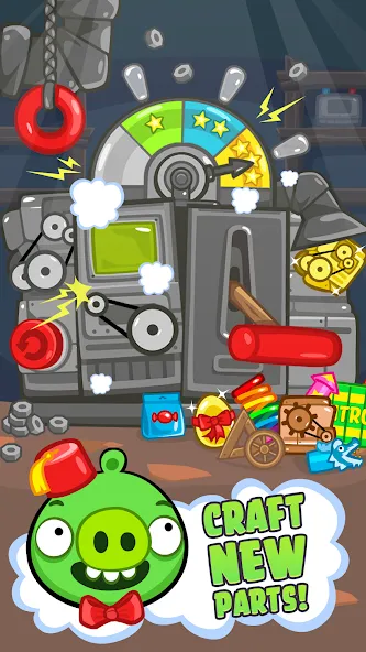 Bad Piggies [MOD: безлимитные ресурсы и открыты все уровни] (Бесплатно / APK) — скриншот 3