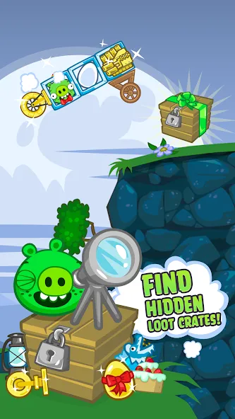 Bad Piggies [MOD: безлимитные ресурсы и открыты все уровни] (Бесплатно / APK) — скриншот 4