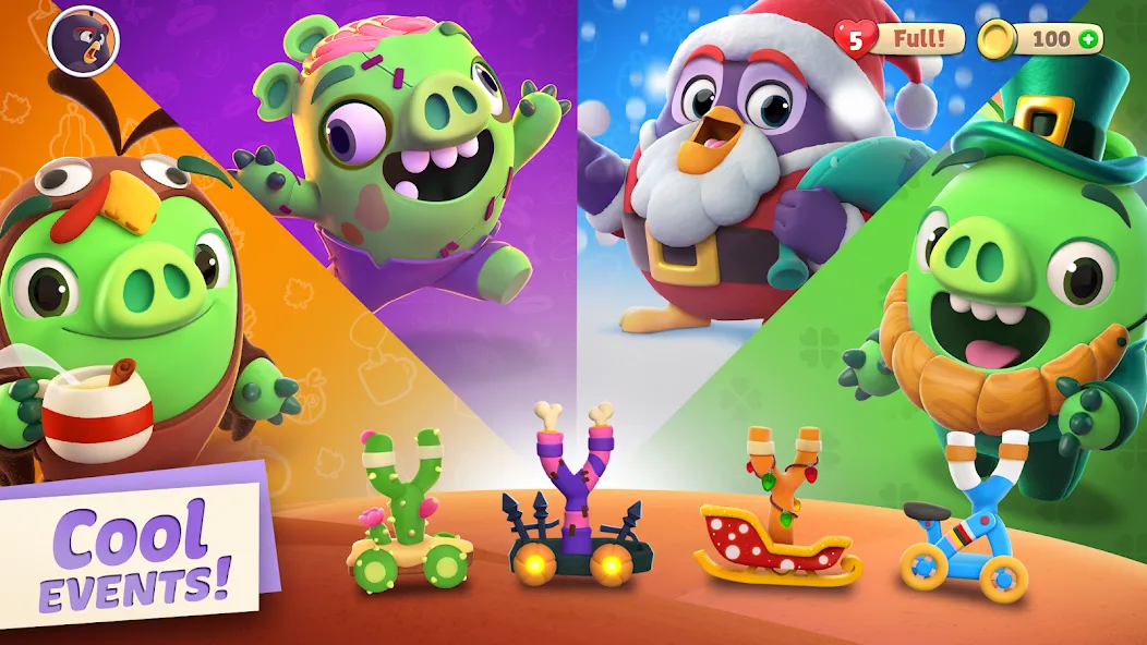 Angry Birds Journey [MOD: безлимитные жизни и открыты все уровни] — Скачать бесплатно (APK) — скриншот 3
