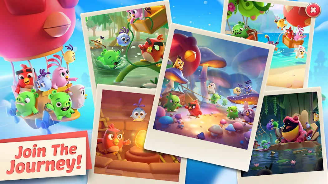 Angry Birds Journey [MOD: безлимитные жизни и открыты все уровни] — Скачать бесплатно (APK) — скриншот 5