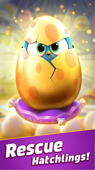 Angry Birds Match 3 [MOD: безлимитные жизни и монеты] на Андроид — скриншот 2
