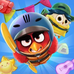 Angry Birds Match 3 [MOD: безлимитные жизни и монеты] на Андроид