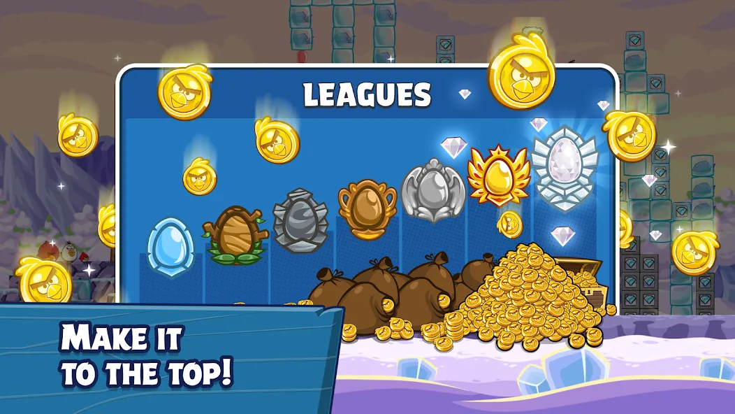 Скачать Angry Birds Friends [MOD: безлимитные монеты и усилители] на телефон — скриншот 5