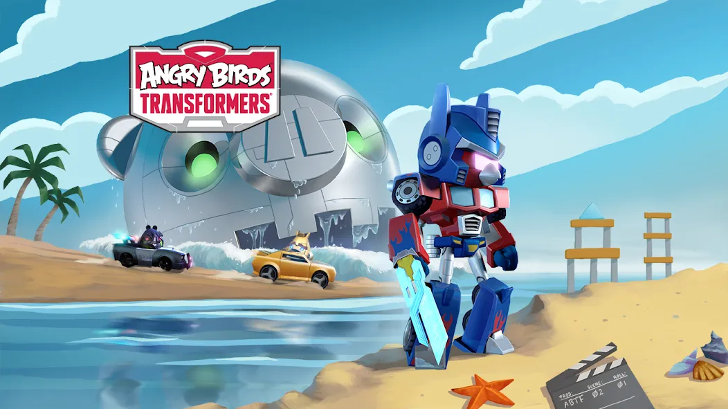 Взломанная Angry Birds Transformers [MOD: безлимитные монеты и алмазы] на Андроид — скриншот 5