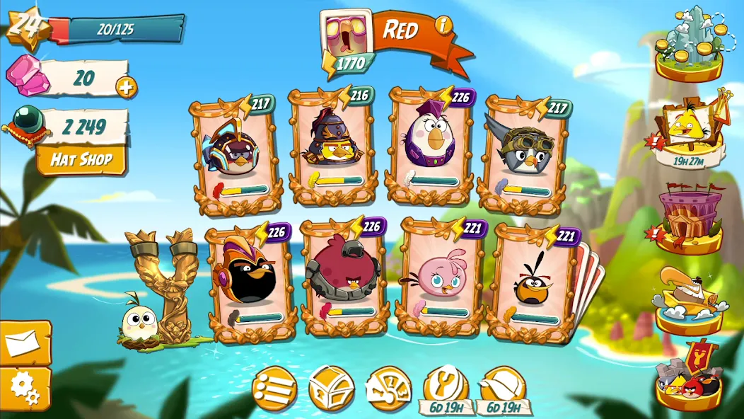 Скачать Angry Birds 2 [MOD: безлимитные монеты и все уровни] — скриншот 5