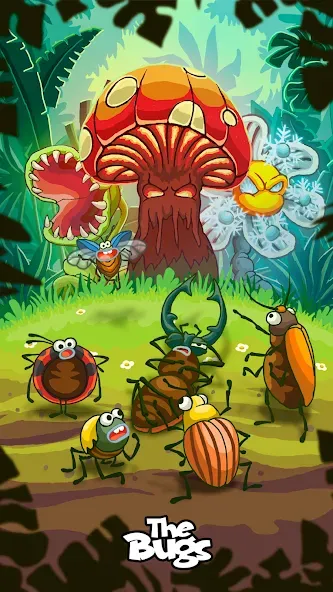 Взломанная The Bugs [MOD: много жизней и ресурсов] на Андроид — скриншот 1