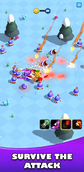 Idle Warrior Defence RPG [MOD: безлимитные деньги и усиленные герои] — Скачать бесплатно (APK) — скриншот 2