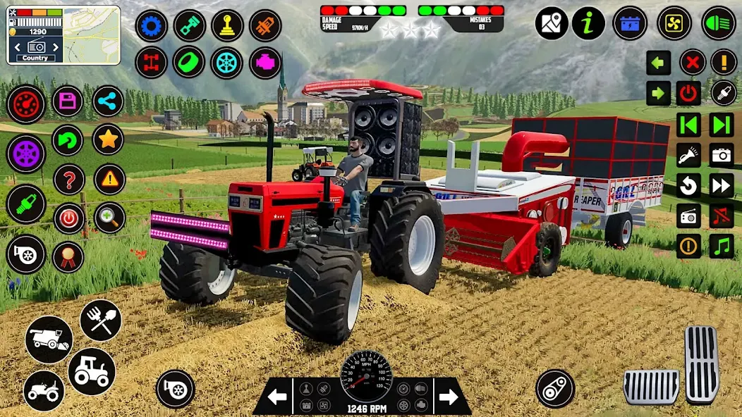 Indian Tractor Farming Games [MOD: безлимитные деньги и все тракторы открыты] последняя версия — скриншот 2