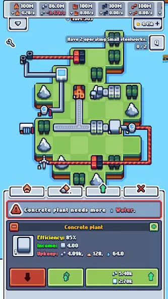 Production Chain Tycoon [MOD: безлимитные деньги и ресурсы] — Скачать бесплатно (APK) — скриншот 2