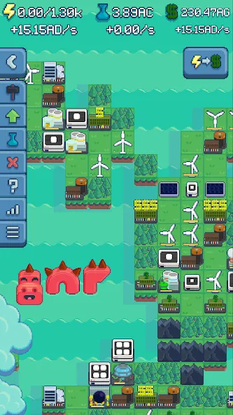 Взломанная Reactor - Energy Sector Tycoon [MOD: безлимитные ресурсы и ускоренное развитие] на Андроид — скриншот 2