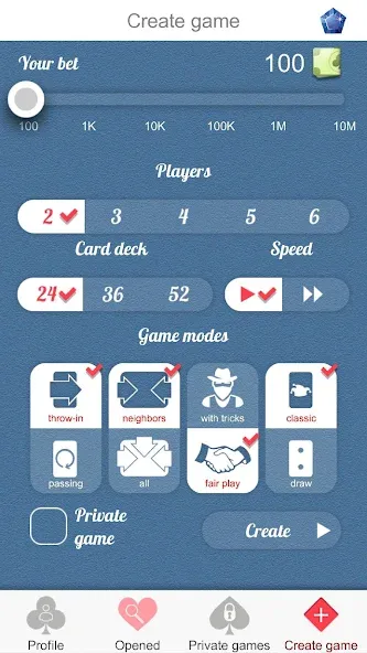 Durak Online [MOD: без рекламы и быстрый доступ к играм] на Андроид — скриншот 2