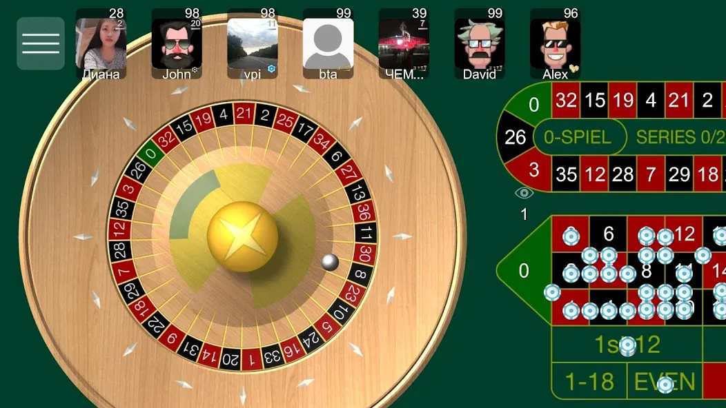 Скачать Roulette Online [MOD: безлимитные фишки и открыты все столы] на телефон — скриншот 3