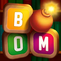 Скачать Wordboom - Online Word Game [MOD: подсказки и безлимитные ходы] на телефон