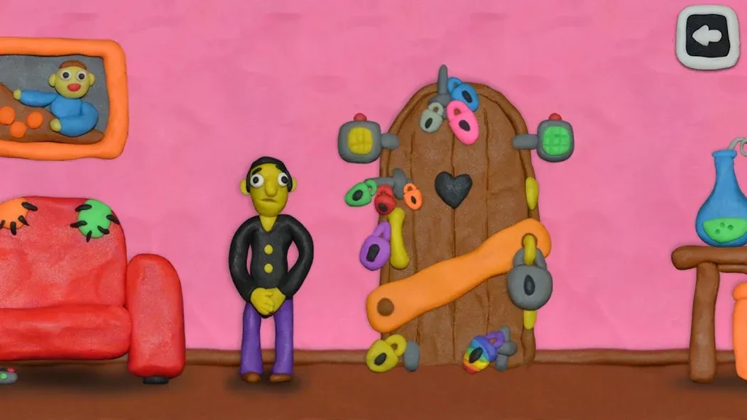 Скачать 12 LOCKS: Plasticine room [MOD: открыты все уровни и подсказки] на телефон — скриншот 2