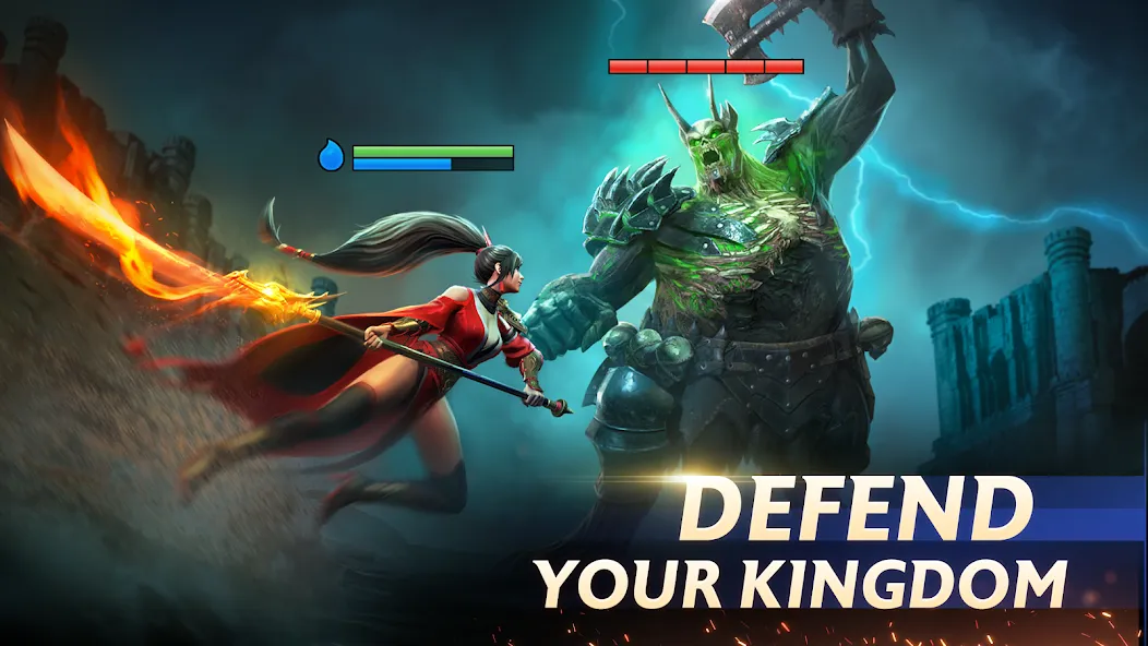 Towers and Titans [MOD: безлимитные ресурсы и усиленные герои] — Скачать бесплатно (APK) — скриншот 3