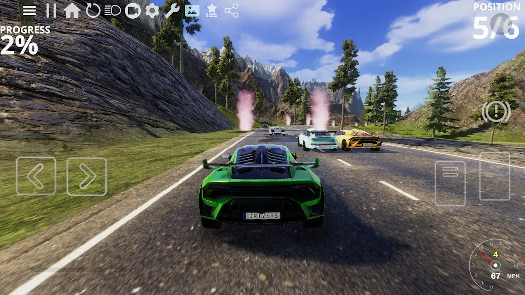 Взломанная Drive.RS : Open World Racing [MOD: безлимитные деньги и все машины открыты] на Андроид — скриншот 4