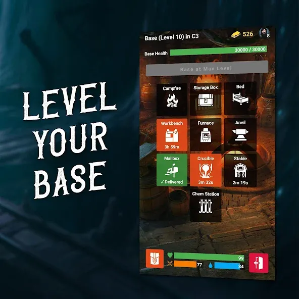 Prospector: Survival Rush [MOD: неограниченные ресурсы и выносливость] на Андроид — скриншот 5