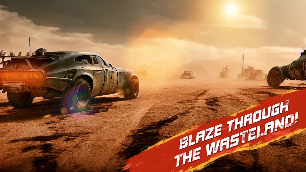 Скачать Road Warrior: Nitro Car Battle [MOD: безлимитное топливо и улучшенные машины] — скриншот 1