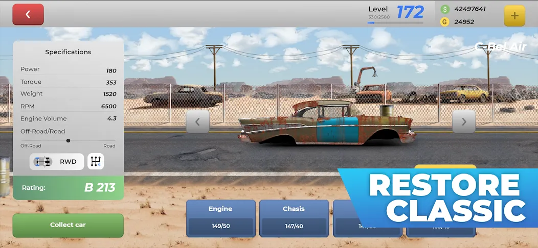 Project Drag Racing [MOD: безлимитные деньги и все машины открыты] на Андроид — скриншот 2