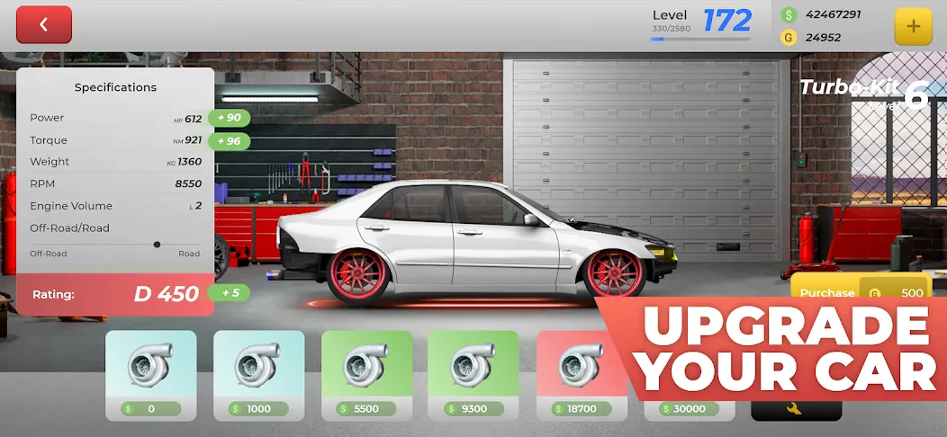 Project Drag Racing [MOD: безлимитные деньги и все машины открыты] на Андроид — скриншот 3