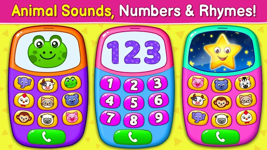 Baby Games: Piano & Baby Phone [MOD: разблокированы все функции и песни] — Скачать бесплатно (APK) — скриншот 1