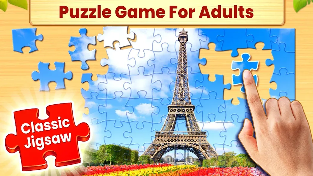 Скачать взлом Jigsaw Puzzles: Picture Puzzle [MOD: безлимитные подсказки и открыты все пазлы] — скриншот 1