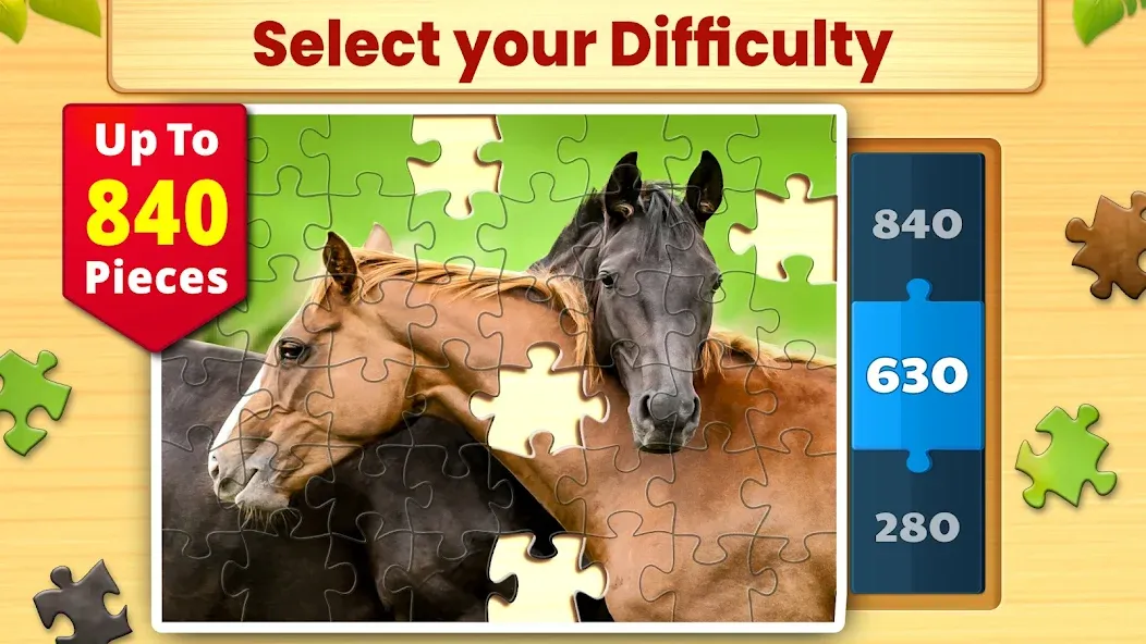 Скачать взлом Jigsaw Puzzles: Picture Puzzle [MOD: безлимитные подсказки и открыты все пазлы] — скриншот 4