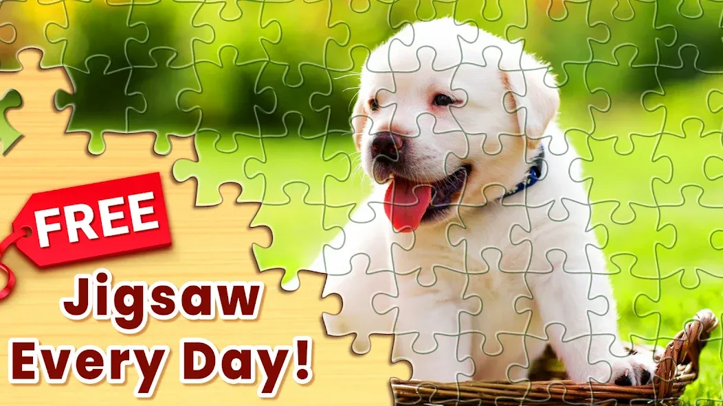 Скачать взлом Jigsaw Puzzles: Picture Puzzle [MOD: безлимитные подсказки и открыты все пазлы] — скриншот 5
