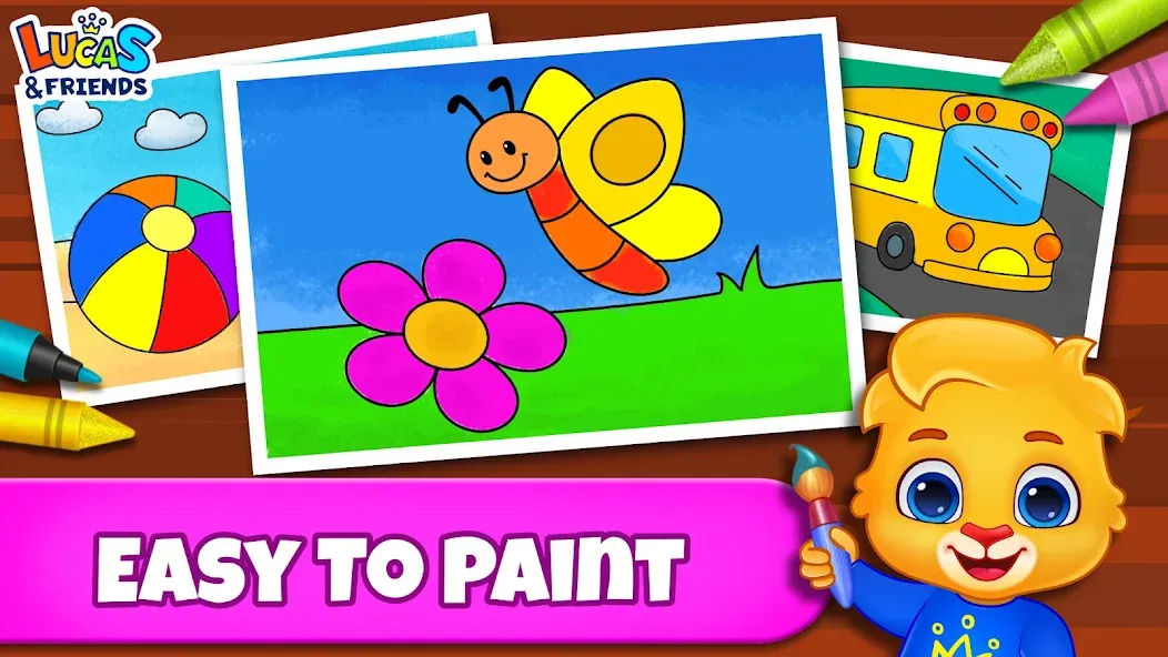 Coloring Games: Color & Paint [MOD: разблокированы все раскраски и инструменты] (Бесплатно / APK) — скриншот 1