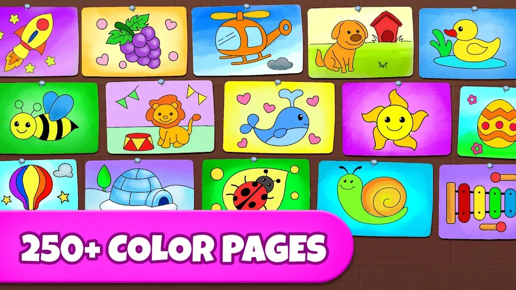 Coloring Games: Color & Paint [MOD: разблокированы все раскраски и инструменты] (Бесплатно / APK) — скриншот 4