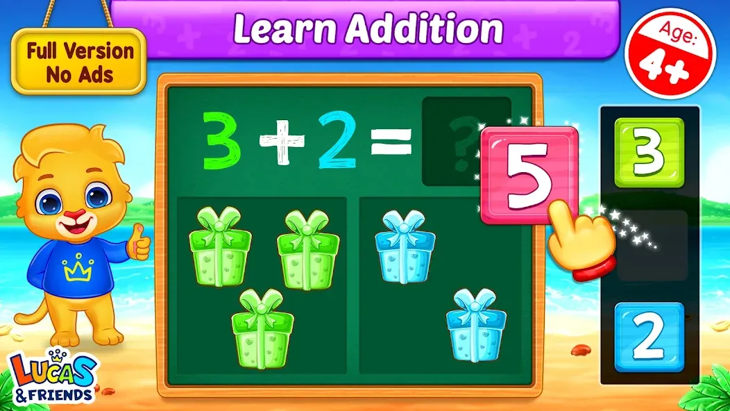 Math Kids: Math Games For Kids [MOD: без рекламы и все уровни открыты] (Бесплатно / APK) — скриншот 1