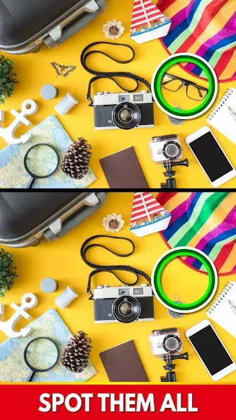 Скачать Find The Differences - Spot it [MOD: подсказки без ограничений и все уровни] — скриншот 2