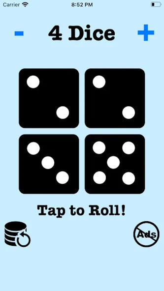 Dice Roller! [MOD: улучшенные броски и все грани] на Андроид — скриншот 4