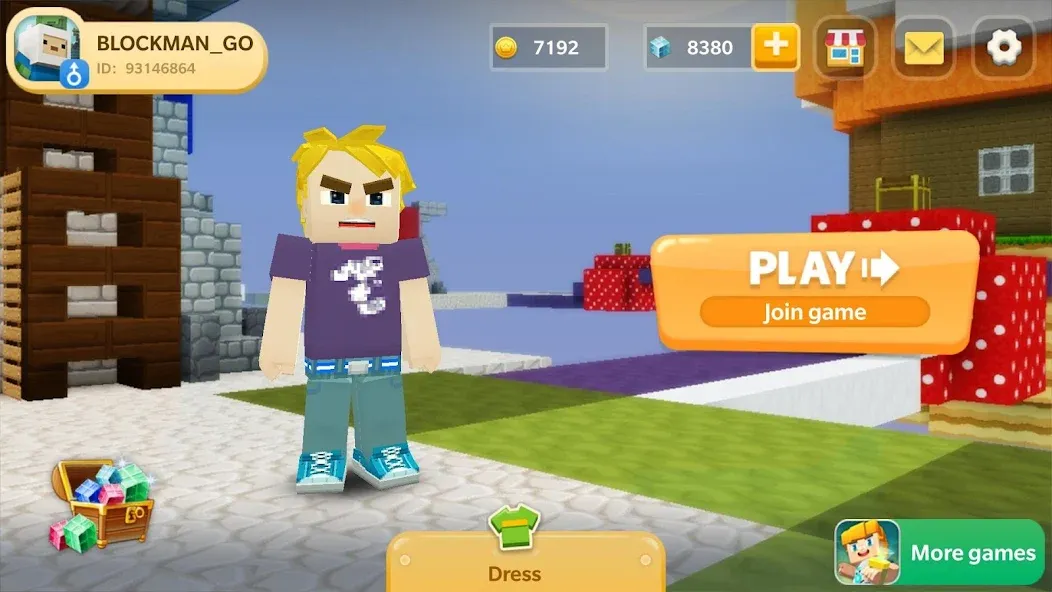 Sky Wars for Blockman Go [MOD: безлимитные ресурсы и усиленная броня] последняя версия — скриншот 1