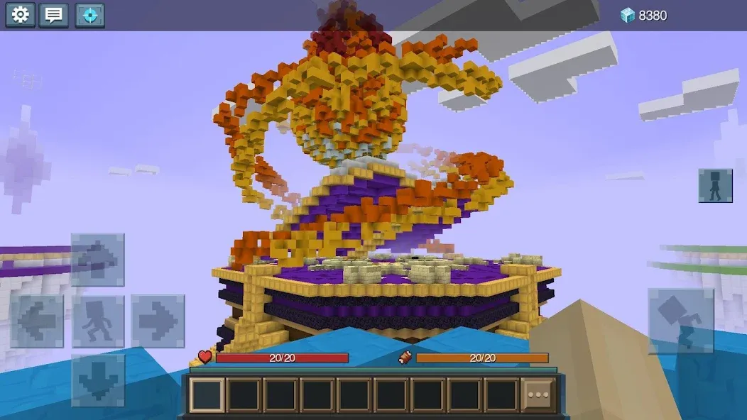 Sky Wars for Blockman Go [MOD: безлимитные ресурсы и усиленная броня] последняя версия — скриншот 2