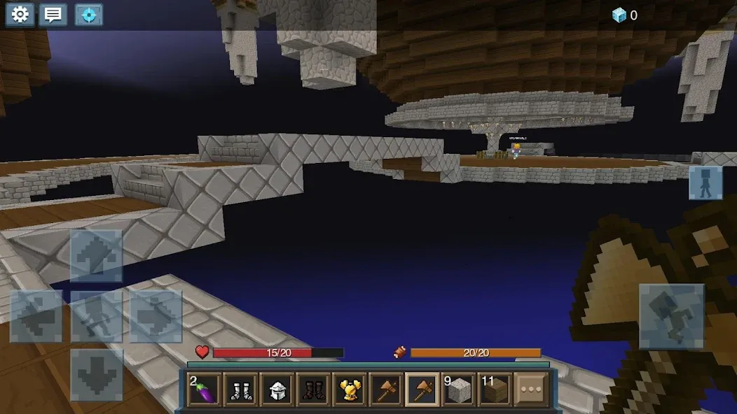 Sky Wars for Blockman Go [MOD: безлимитные ресурсы и усиленная броня] последняя версия — скриншот 3