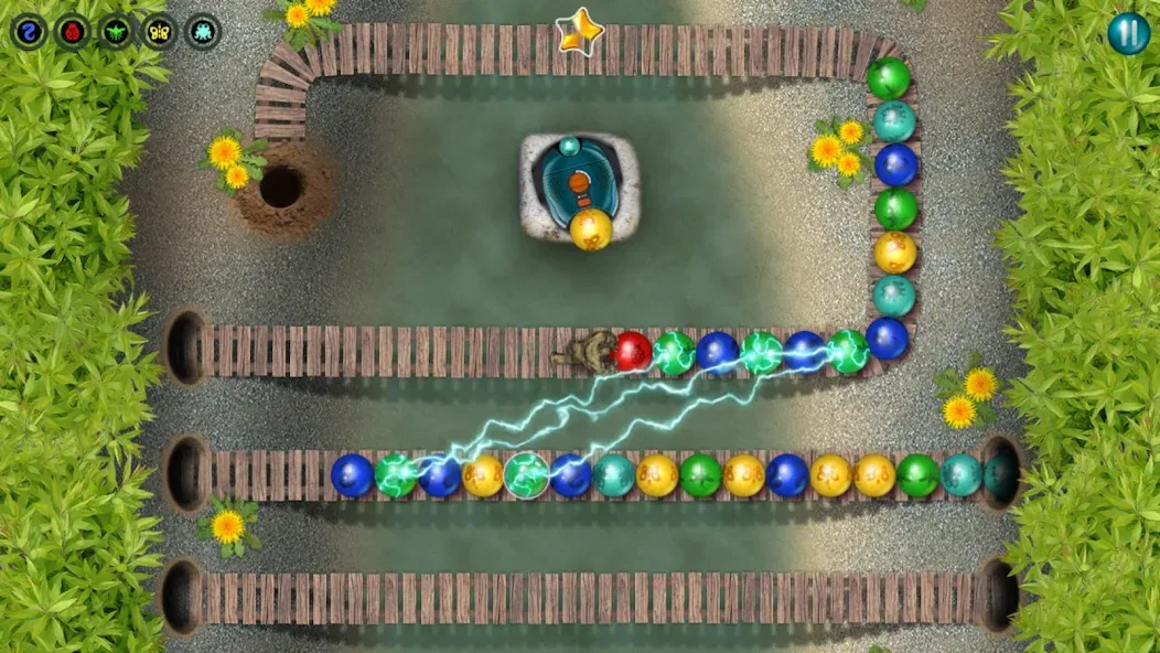 Marbles Garden [MOD: безлимитные монеты и жизни] на Андроид — скриншот 4