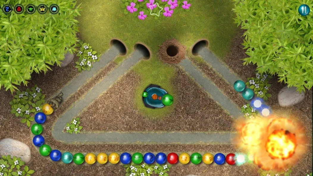 Marbles Garden [MOD: безлимитные монеты и жизни] на Андроид — скриншот 5