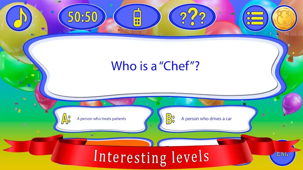 Kids Quiz Games: Millionaire [MOD: безлимитные подсказки и открыты все вопросы] — Скачать бесплатно (APK) — скриншот 3