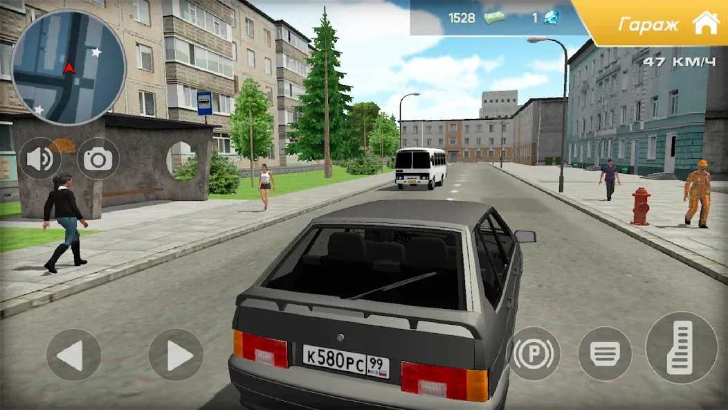 Скачать Lada 2114 Car Simulator [MOD: безлимитные деньги и бензин] на телефон — скриншот 2