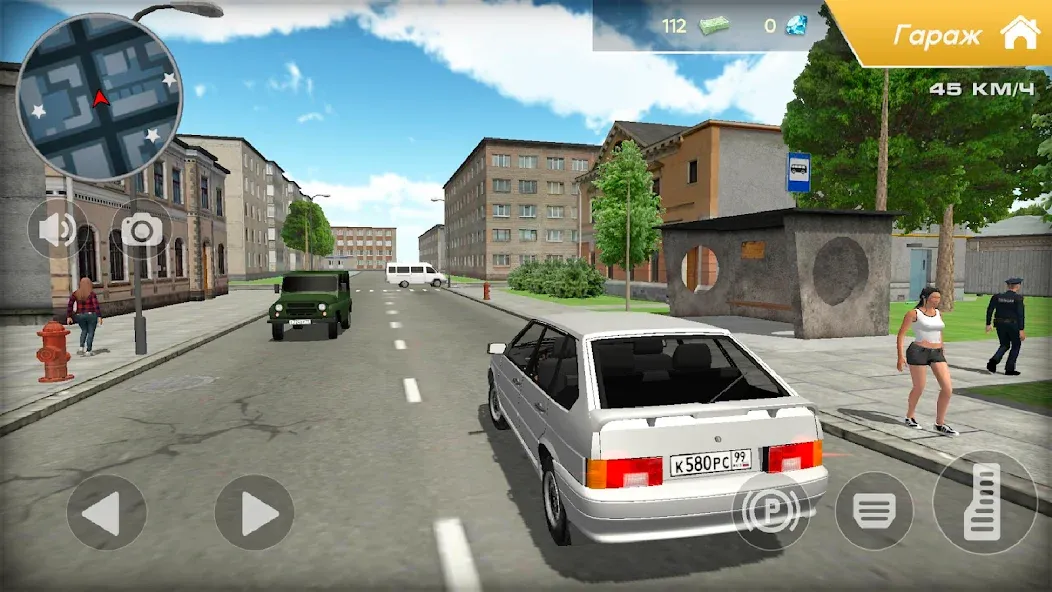 Скачать Lada 2114 Car Simulator [MOD: безлимитные деньги и бензин] на телефон — скриншот 4