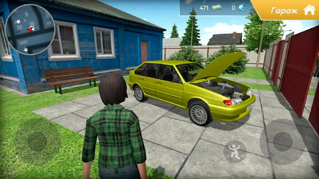 Скачать Lada 2114 Car Simulator [MOD: безлимитные деньги и бензин] на телефон — скриншот 5