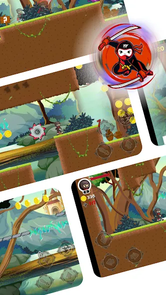 Взломанная Ninja Jumper - Hero PDF [MOD: безлимитные монеты и усиленная броня] на Андроид — скриншот 4